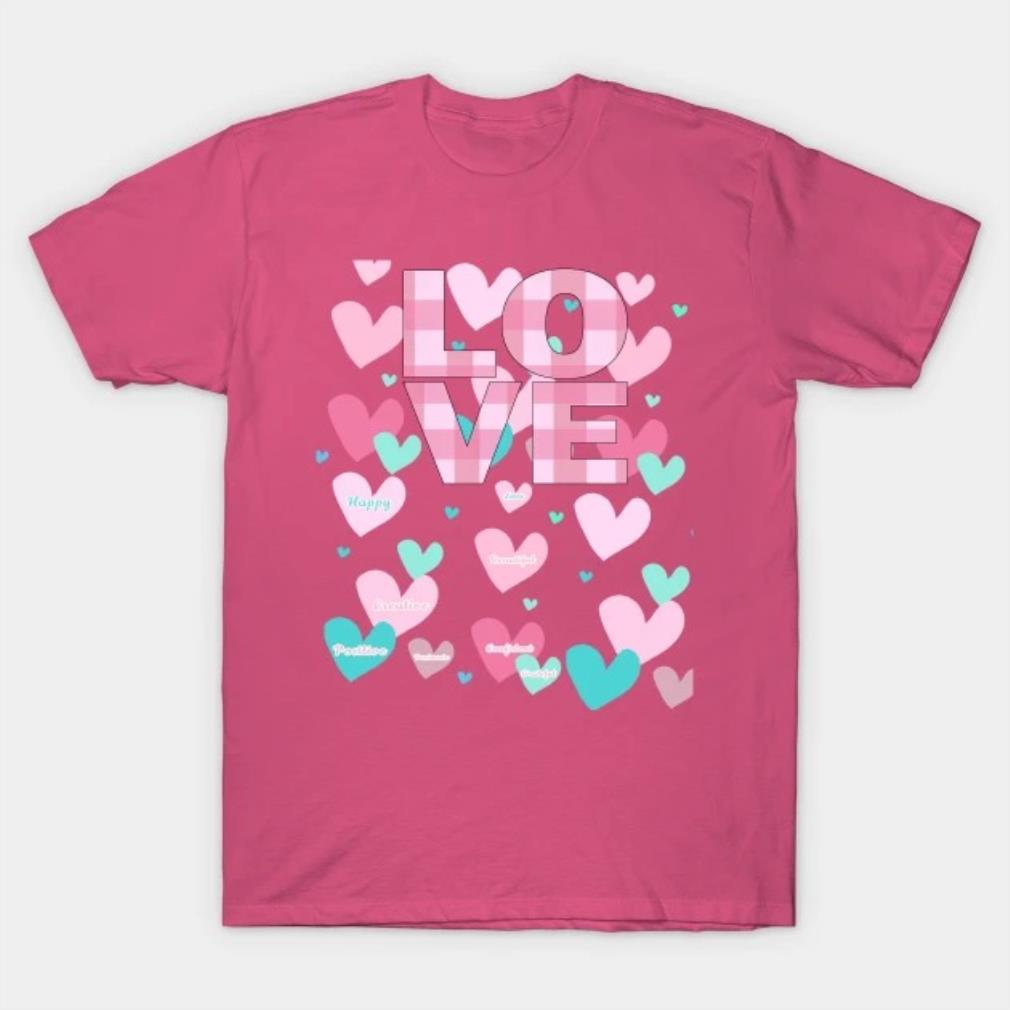 Love enchanted in Pink Lattices T-Shirt